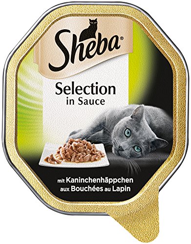 Sheba Selection Nassfutter Kaninchen Sauce 85g Schale