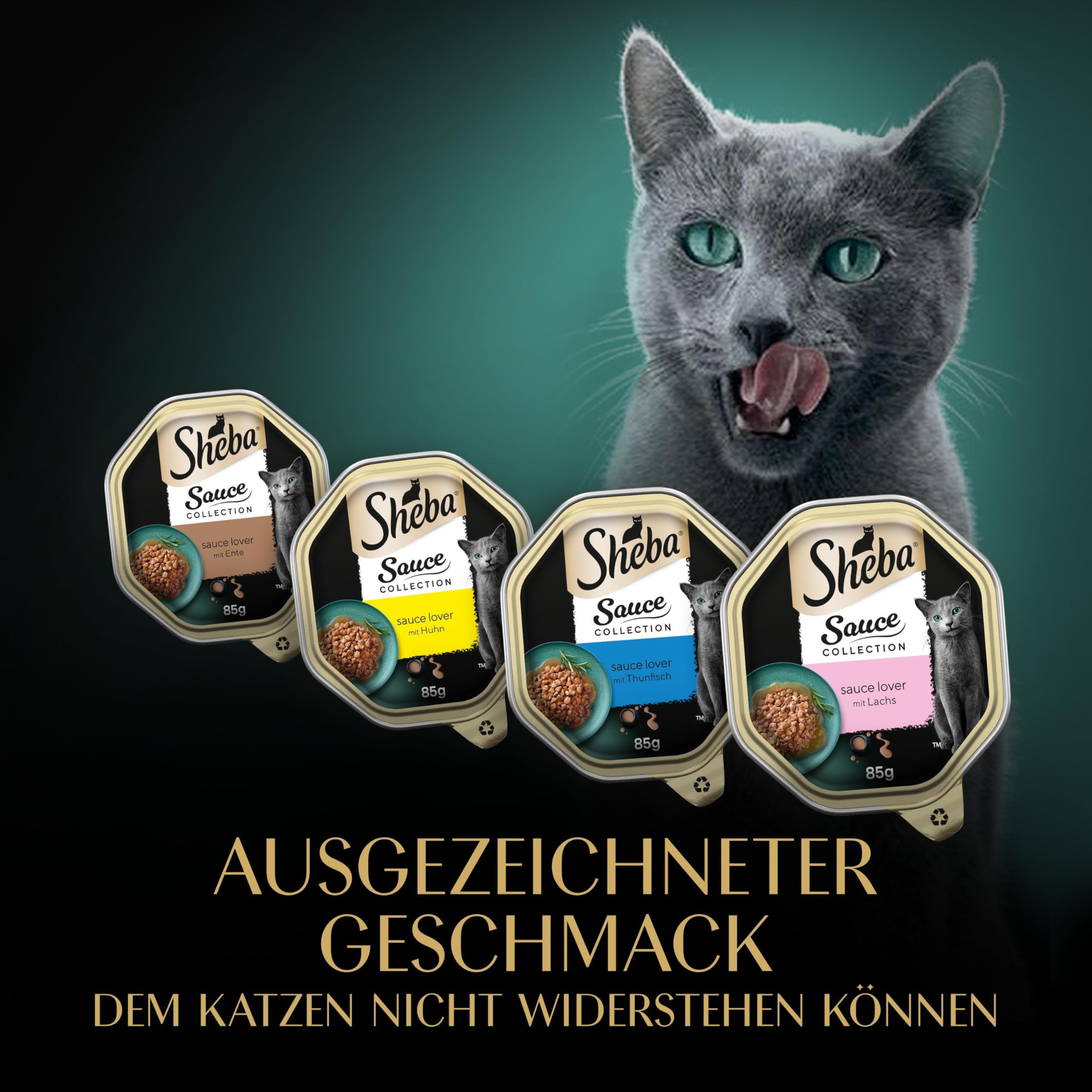 Sheba Sauce Collection Nassfutter Feine Vielfalt 32x85g