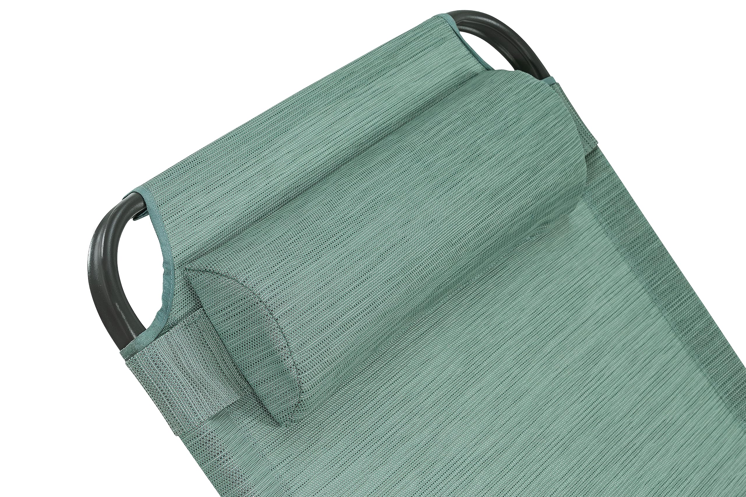 Dehner Premium Lovely Mallorca Gartenliege grün Textilene