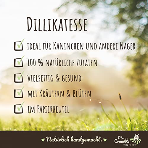 Mr. Crumble Dillikatesse Struktur-Futter Dill 1 kg rohfaserreich