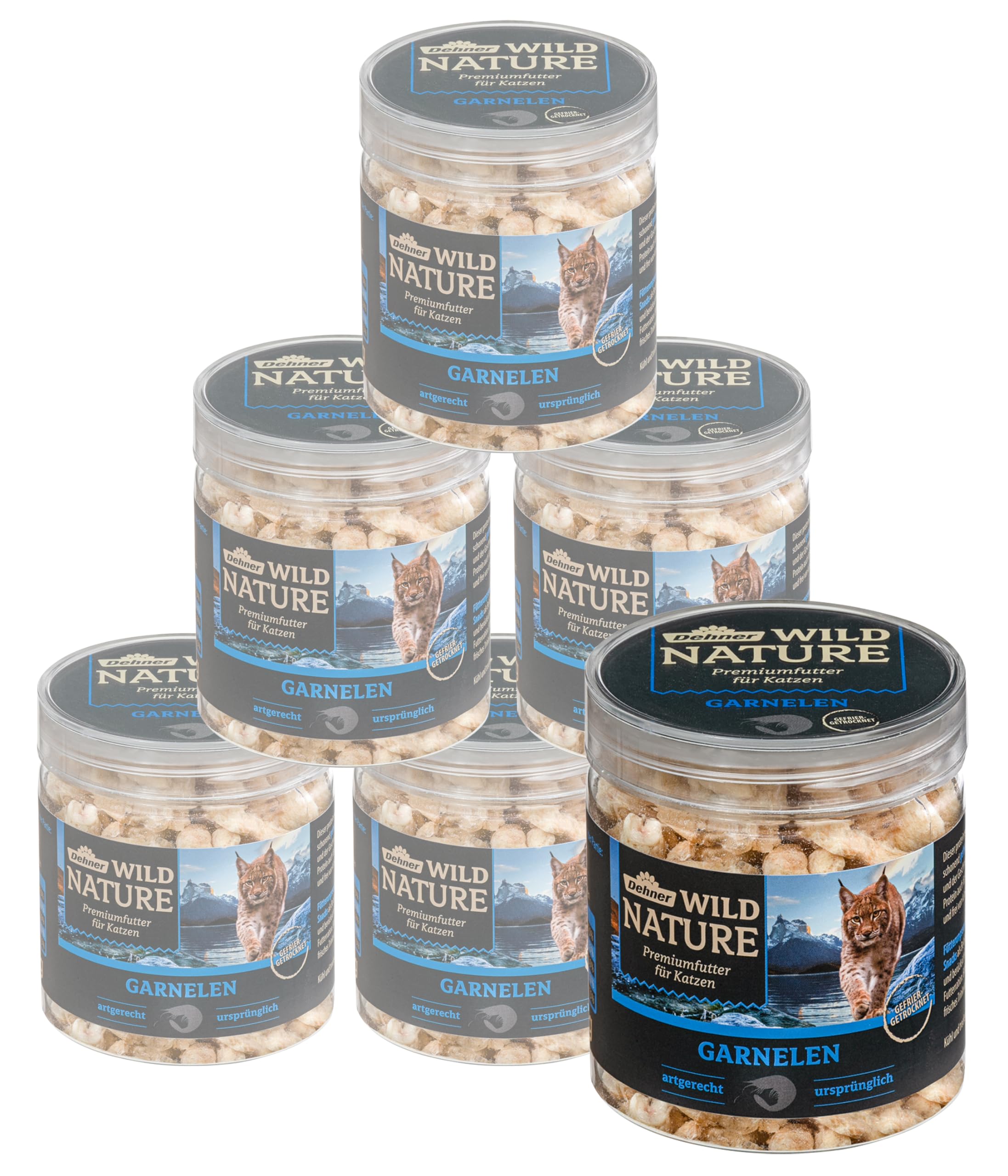 Dehner Wild Nature Ente Katzensnack 6x20g gefriergetrocknet