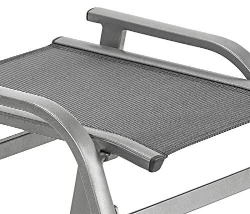 Dehner Chicago Stapelhocker Hocker grau 56,8x60,5x48 cm