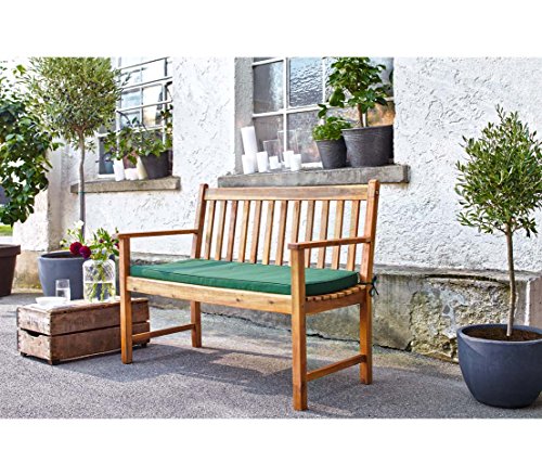 Dehner Mykonos Gartenbank 2-Sitzer 120 cm Akazienholz