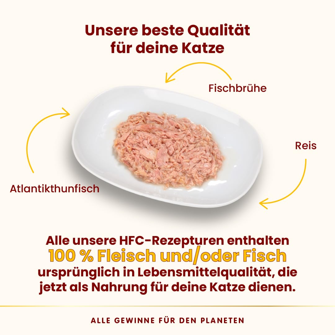 Almo Nature HFC Natural Light Meal Atlantik-Thunfisch Nassfutter 4x50g Light