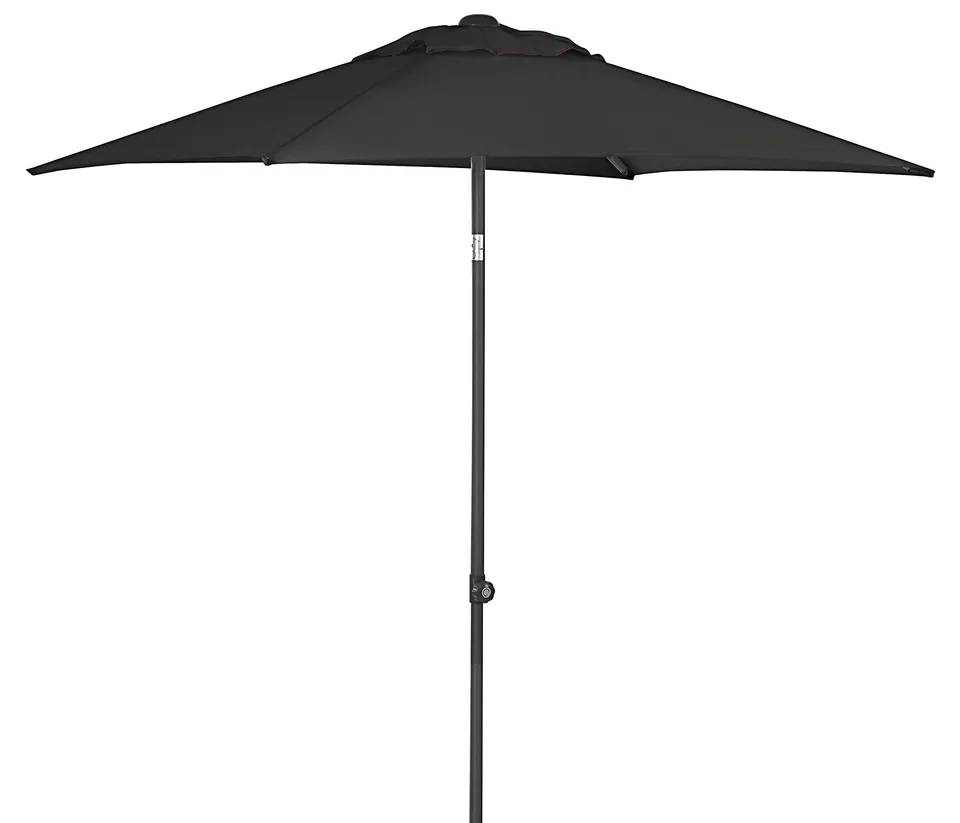 Dehner Premium Lovely Andros Sonnenschirm dunkelgrau 210x150 UV80+