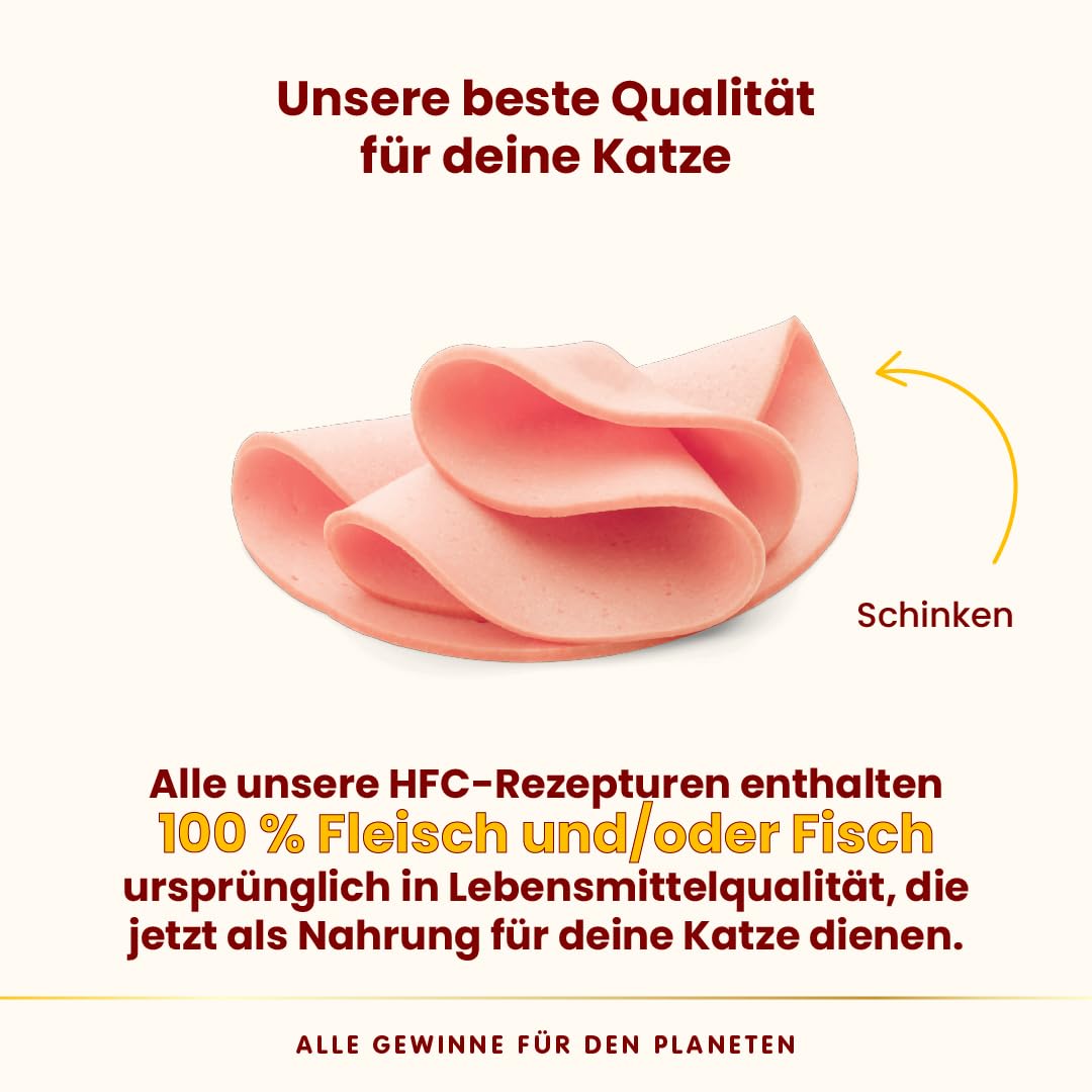 Almo Nature HFC Complete Sterilised Nassfutter Schinken 17x85g