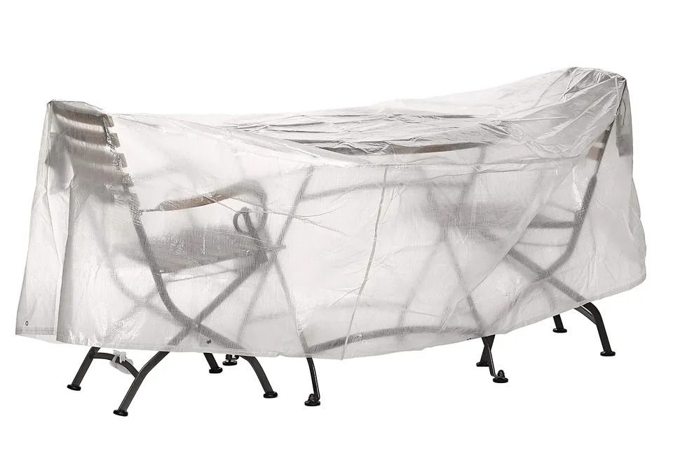 Dehner Gute Wahl Schutzhülle Sitzgruppe rund 200 cm transparent