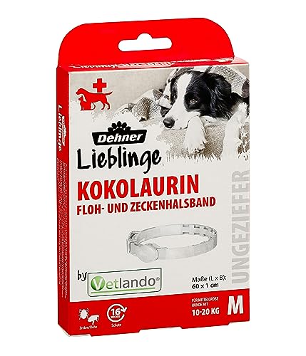 Dehner Lieblinge Kokolaurin Floh- Zeckenhalsband M 60 cm