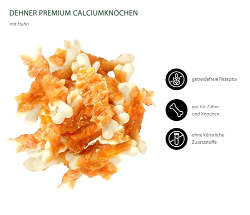 Dehner Premium Calciumknochen Hundesnack Huhn 500 g getreidefrei