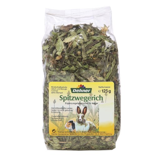 Dehner Premium Lovely Spitzwegerich Nagerfutter Raufutter 1 kg