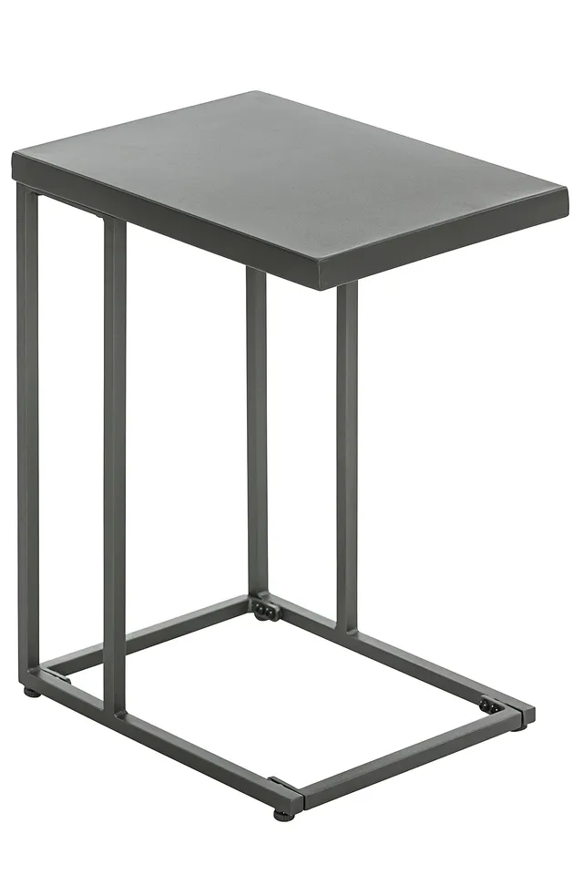 Dehner Noah Beistelltisch grau 56x43cm Beton-Optik