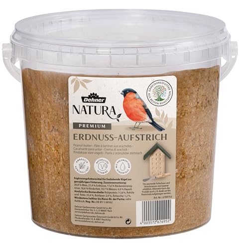 Dehner Natura Premium Erdnuss-Aufstrich Wildvogelfutter 2 kg energiereich
