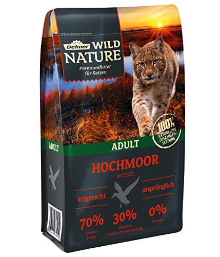 Dehner Wild Nature Hochmoor Adult Katzenfutter Trocken 1,5 kg Ente