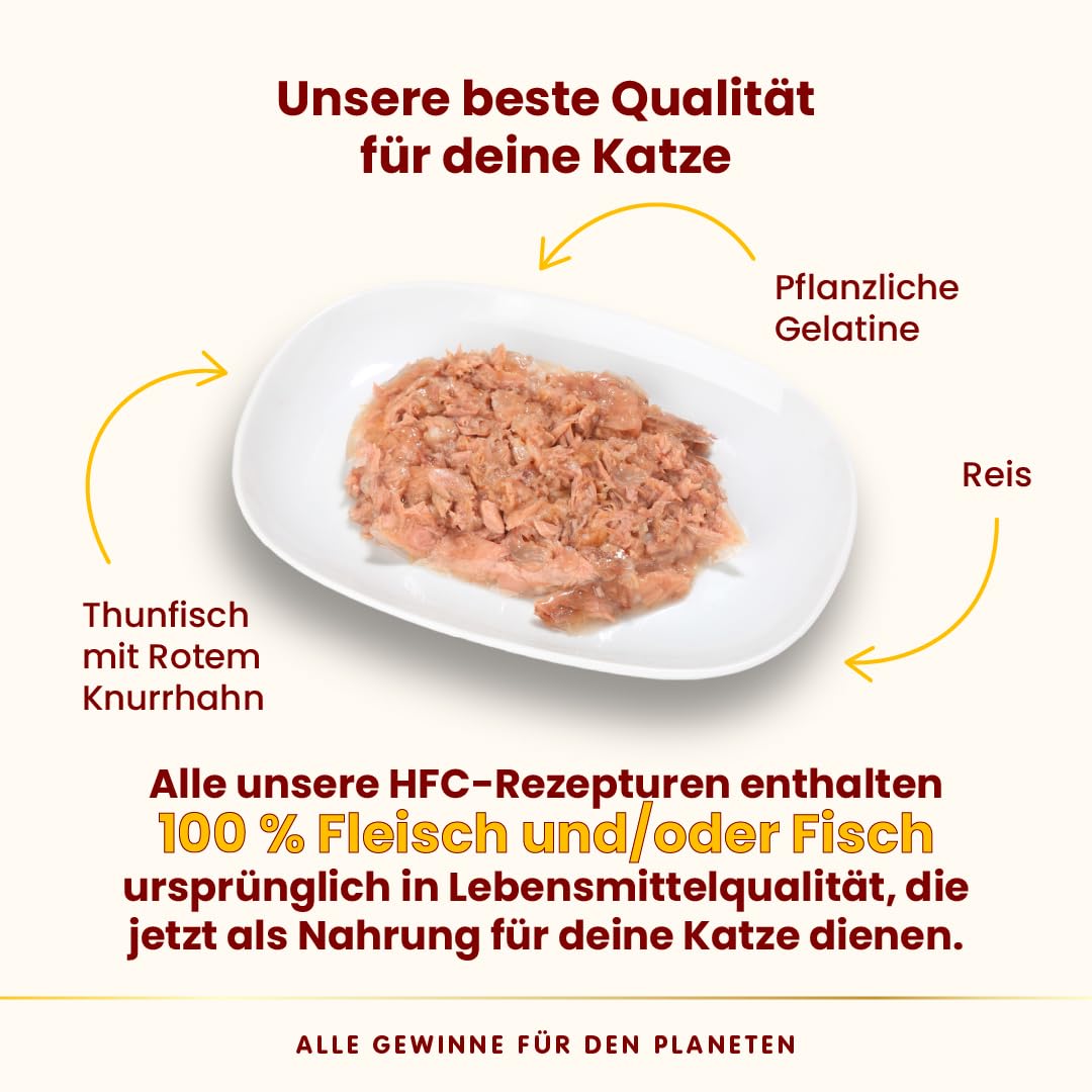 Almo Nature HFC Jelly Nassfutter Thunfisch Knurrhahn 70g 24er