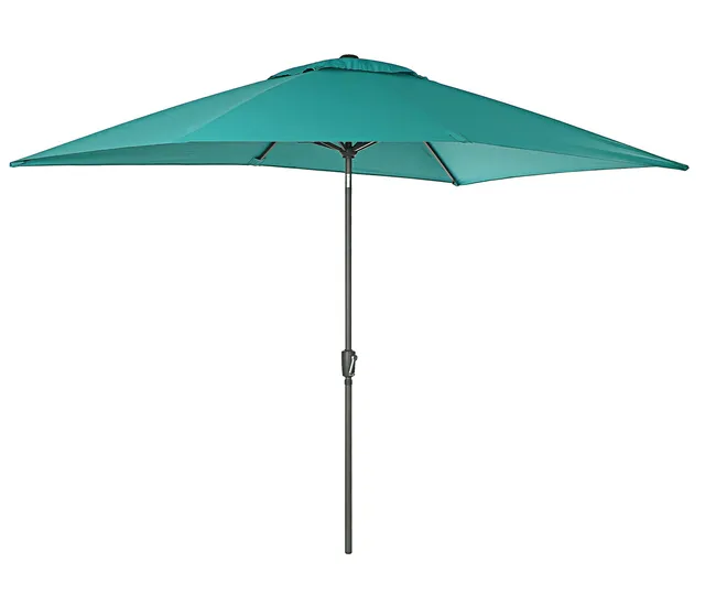 Dehner Premium Lovely Samos Sonnenschirm 300x200 türkis UV80+