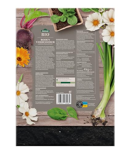 Dehner Bio Bodenverbesserer NPK-Dünger 4kg für 20qm