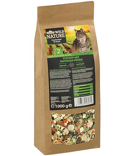 Dehner Wild Nature Flocken Hundefutter Pastinake Kürbis 1 kg