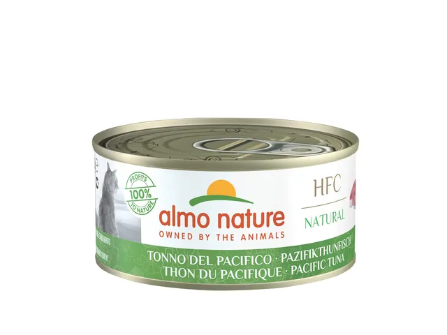 Almo Nature HFC Natural Nassfutter Pazifischer Thunfisch 24x150g Brühe