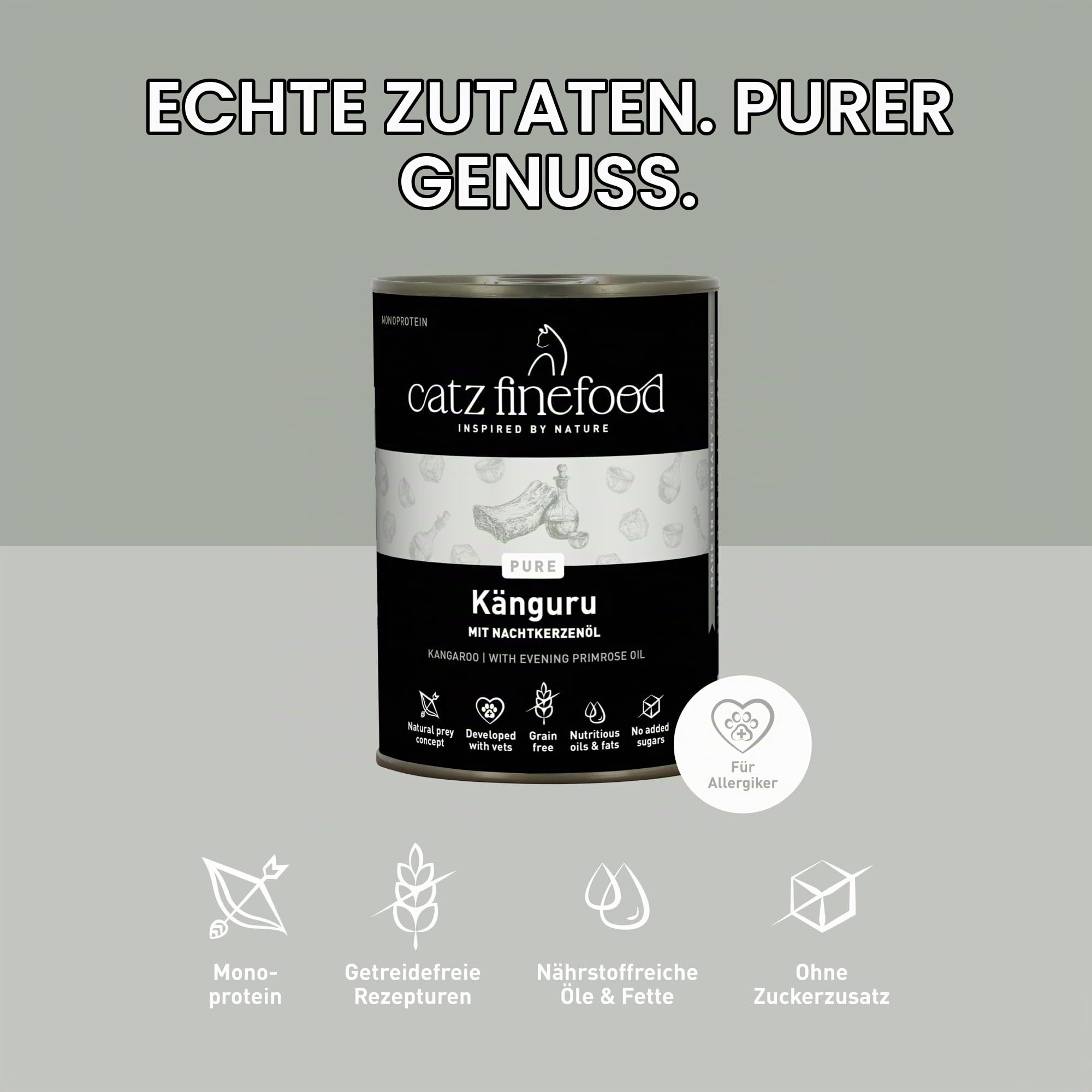 catz finefood Purrrr Känguru Nassfutter 6x400g