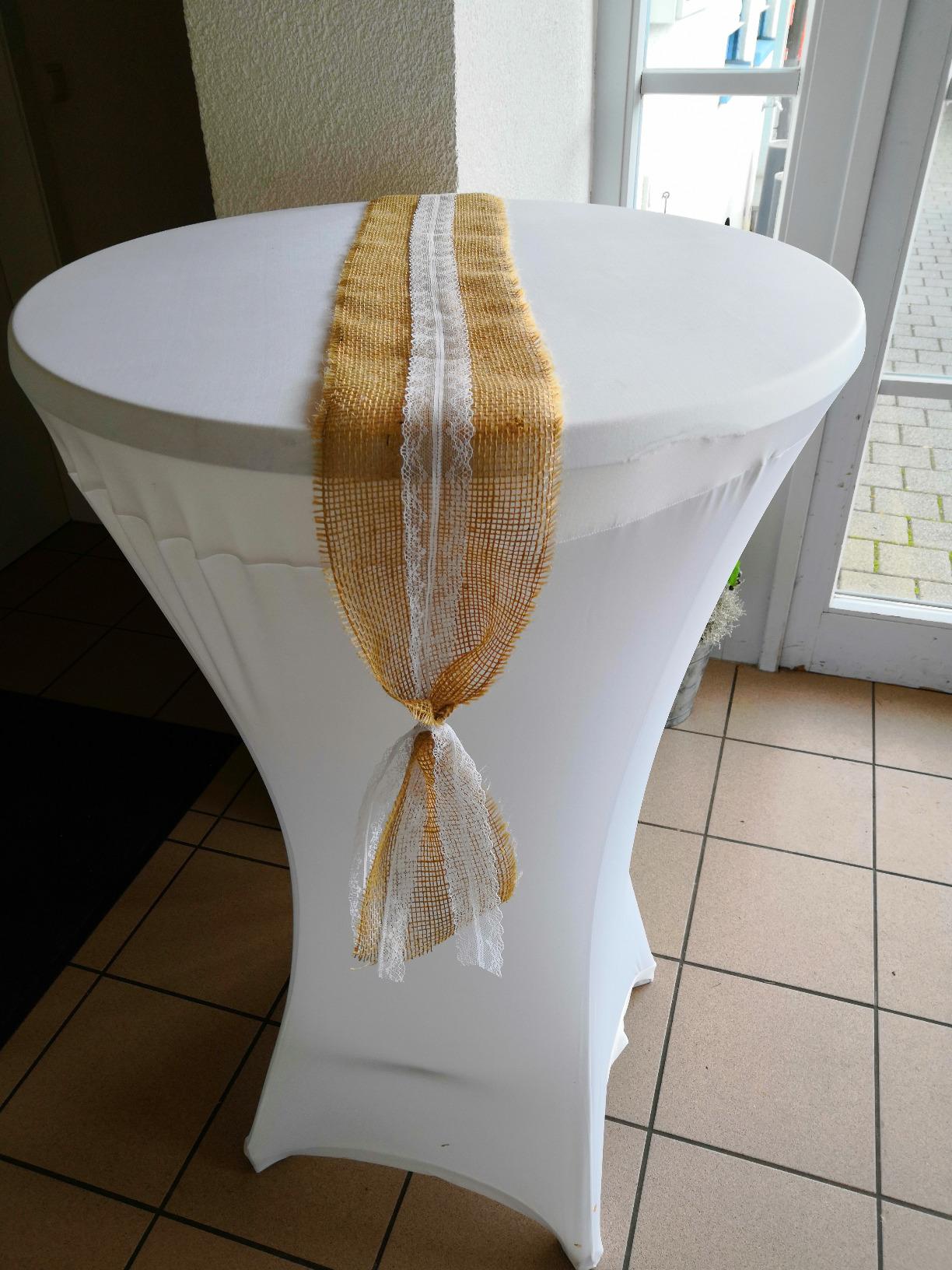Dehner Juteband Wickelstreifen Baumwolle beige 15cm