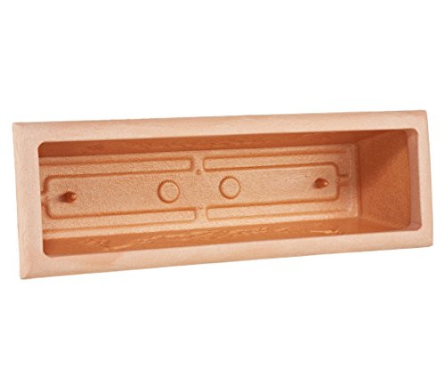 Dehner Firenze Blumenkasten Kunststoff terracotta 60x20x17 cm