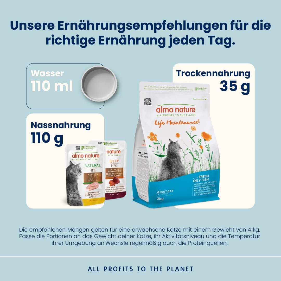 Almo Nature Functional Life Maintenance Trockenfutter 2 kg Fisch