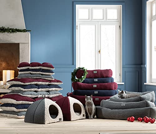 Dehner Lieblinge Dream Team Knitted Kuschelkissen 61x74 rot