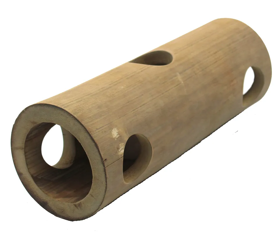 Dehner Lieblinge Bambusröhre Nager Tunnel 30 cm Ø 8 cm