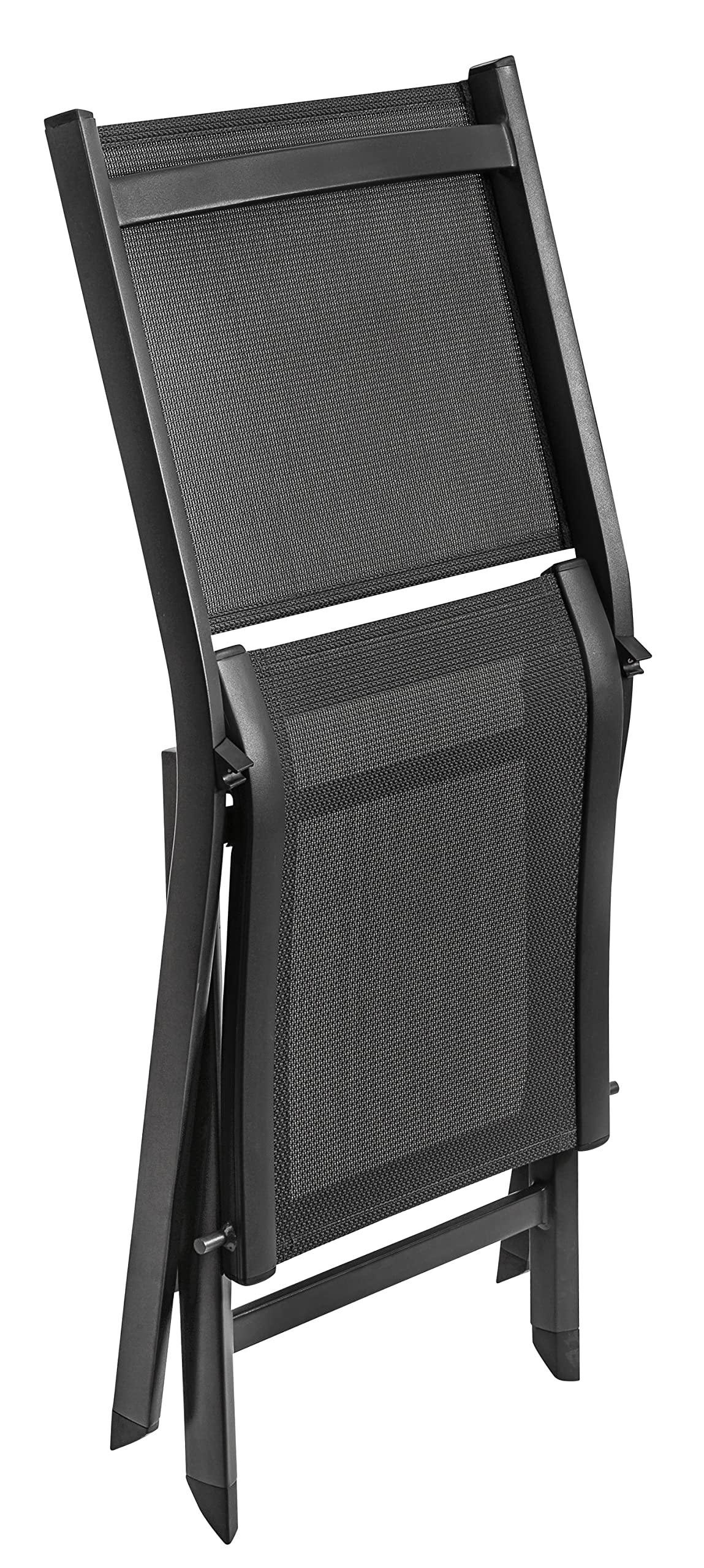 Dehner Chicago Klappstuhl schwarz Textilene