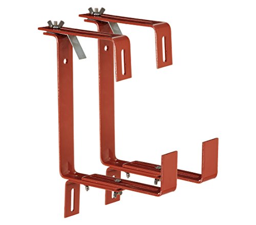 Dehner Profi Blumenkastenhalter Metall anthrazit 2 Stück