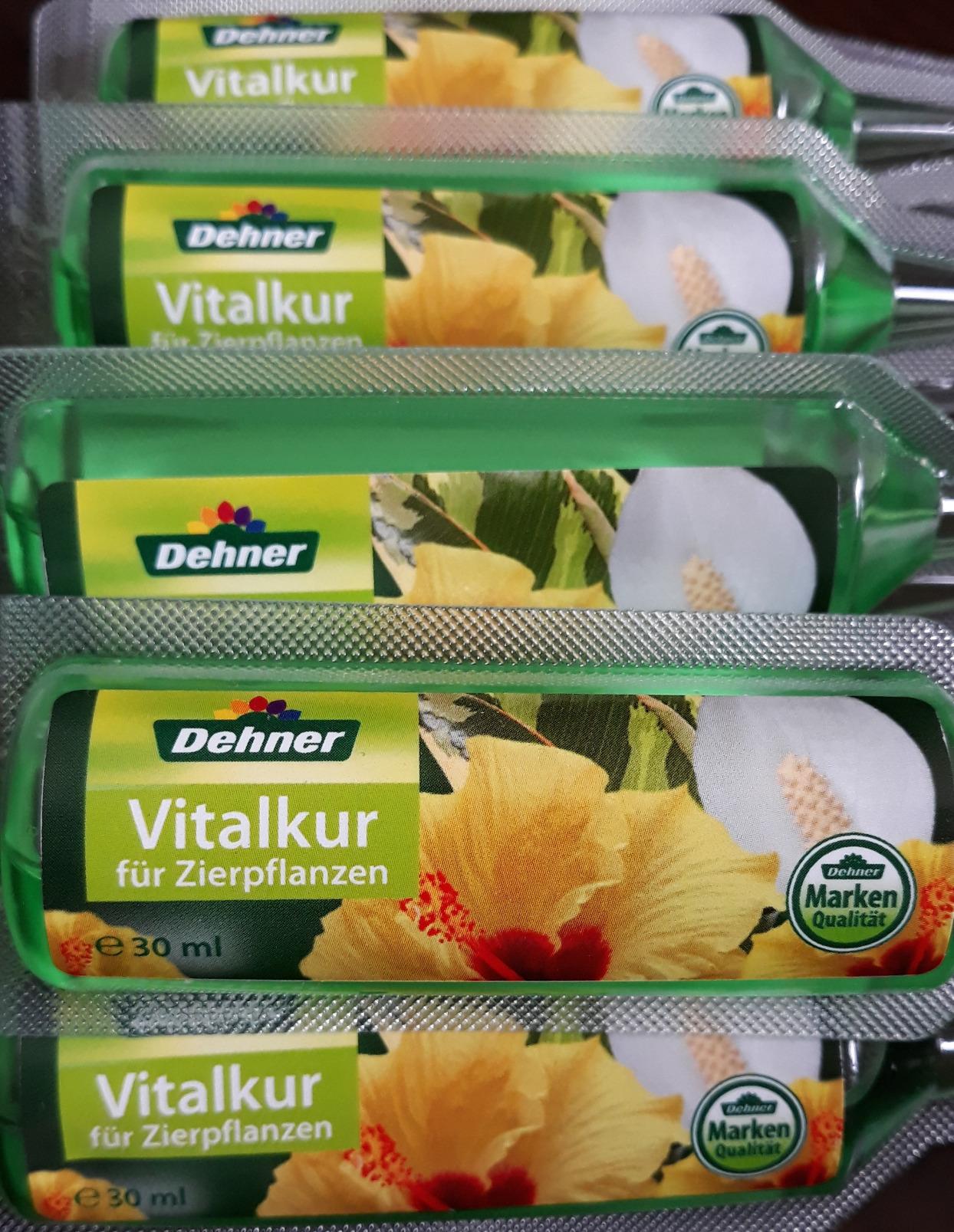 Dehner Zierpflanzen Vitalkur Flüssigdünger 10x30ml