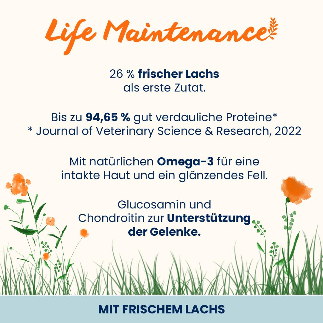Almo Nature Life Maintenance L Trockenfutter Lachs 12 kg
