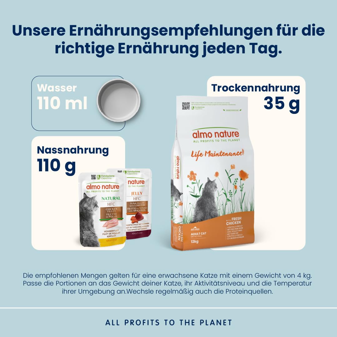 Almo Nature Life Maintenance Trockenfutter 12kg Fettfisch