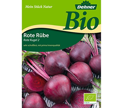 Dehner Bio Rote Kugel 2 Rote-Bete-Saatgut 5x3g vitaminreich