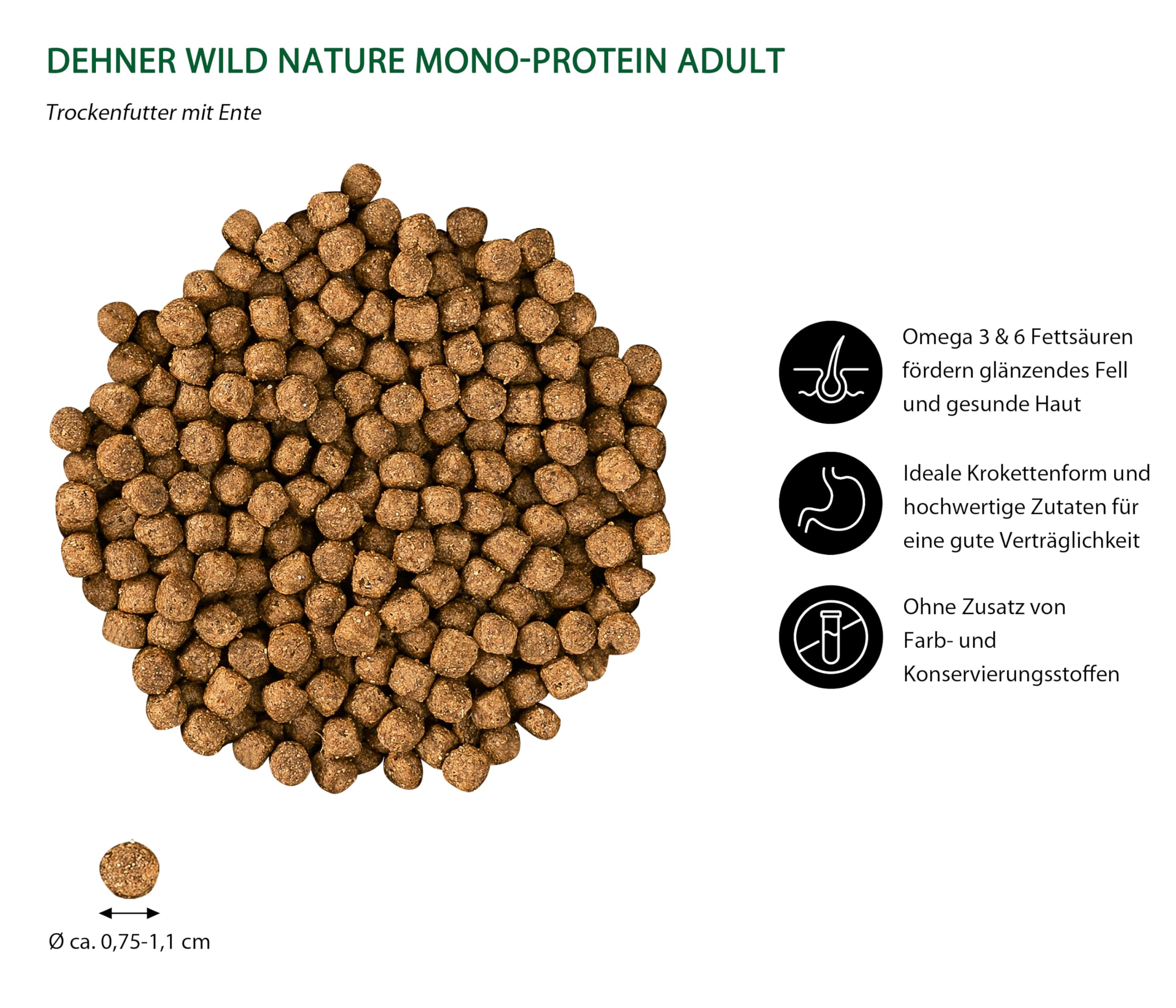 Dehner Premium Lovely Knusper-Mix Junior Hundefutter 12 kg Geflügel