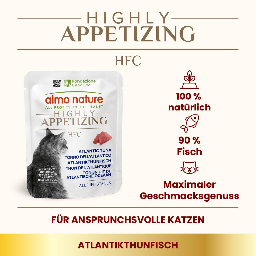 Almo Nature HFC Highly Appetizing Katzenfutter Thunfisch 24x50g
