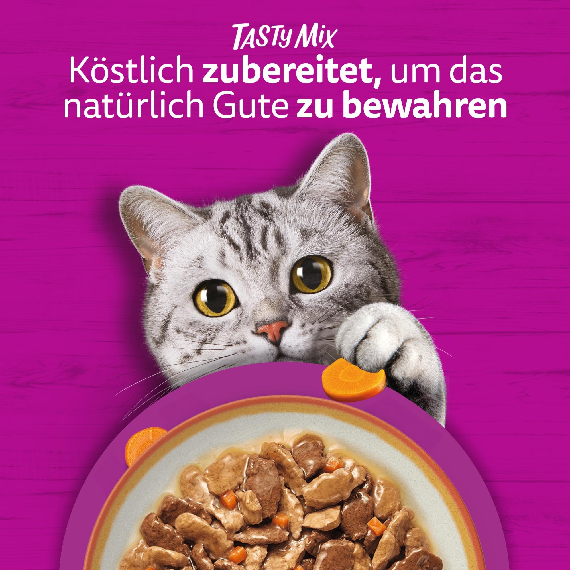 Whiskas Tasty Mix Nassfutter Country Sauce 84x85g