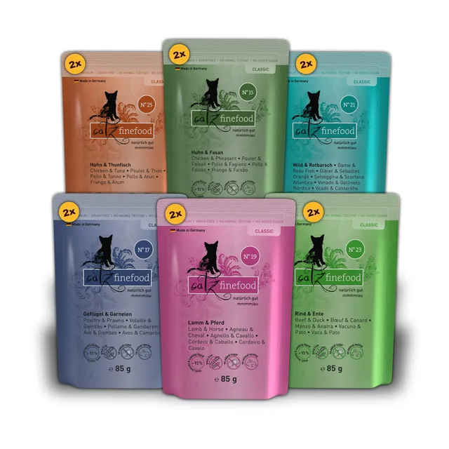 catz finefood Multipack 2 Nassfutter Mix 12x85g getreidefrei