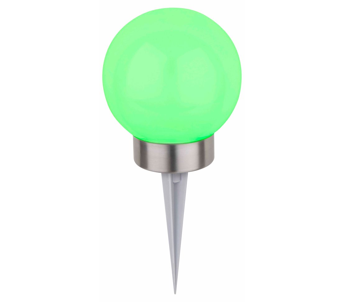 Dehner Solarleuchte Kugel 2er-Set Ø 20+15 cm Farbwechsel