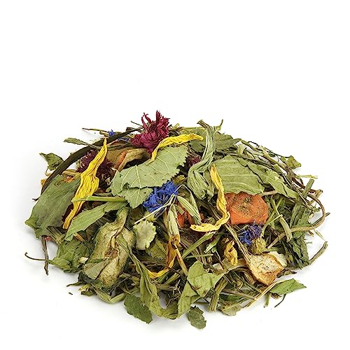Mr. Crumble Sommerlaune Strukturfutter Kaninchen 1 kg mit Blüten
