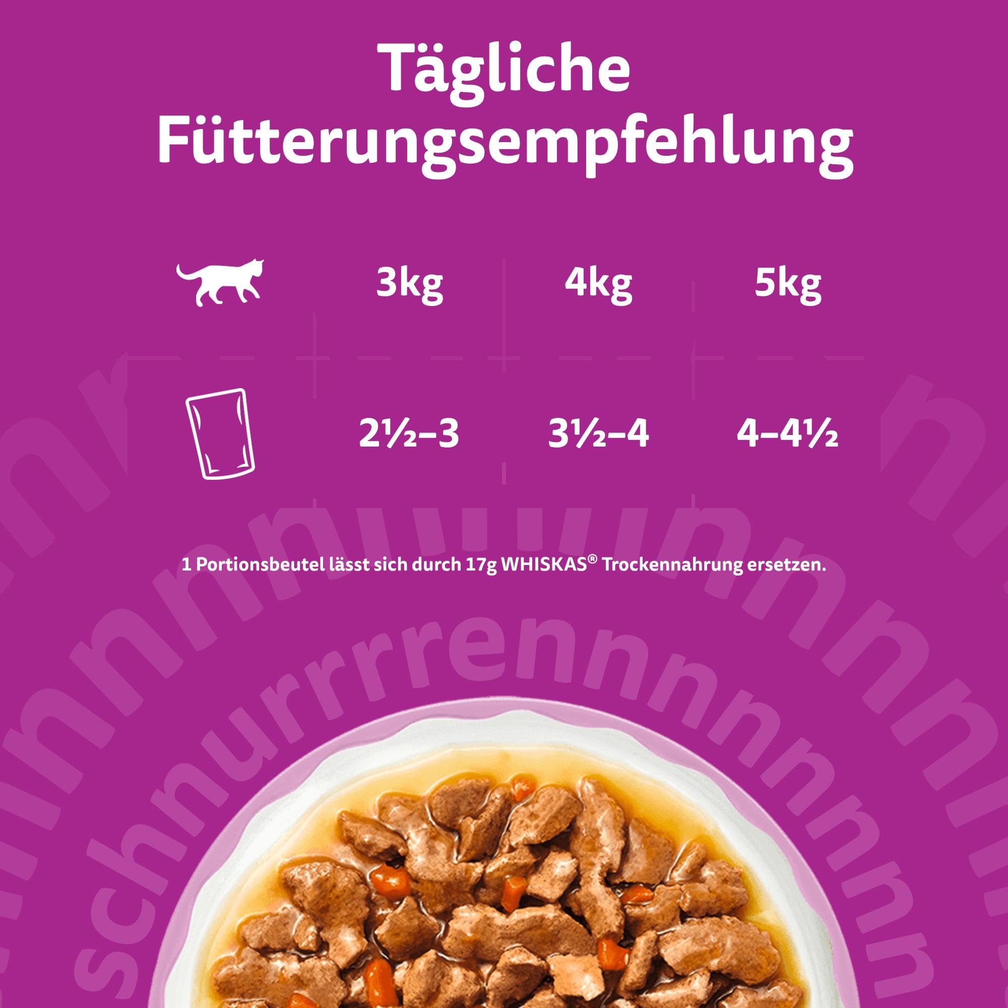 Whiskas Aromatic Gemischte Auswahl Nassfutter 48x85g Sauce