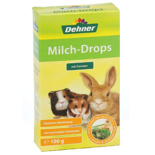 Dehner Milch-Drops Nagersnack Gemüse 4x100g mit Vitaminen