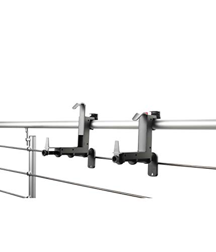 Dehner Blumenkastenhalter Kunststoff anthrazit 20 kg belastbar