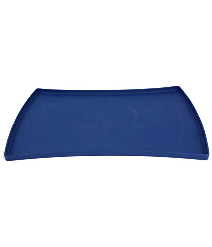 Dehner Premium Napfunterlage Silikon blau 48x30cm