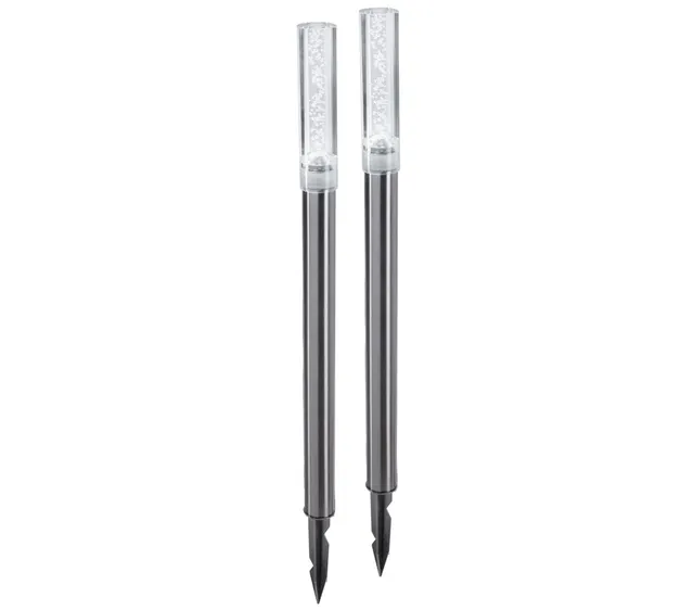 Dehner Living Solarleuchte Twin 2er Set SMD-LED kabellos