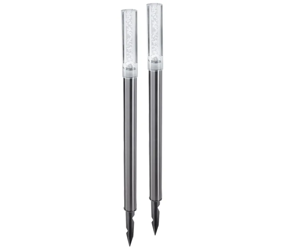 Dehner Living Solarleuchte Twin 2er Set SMD-LED kabellos