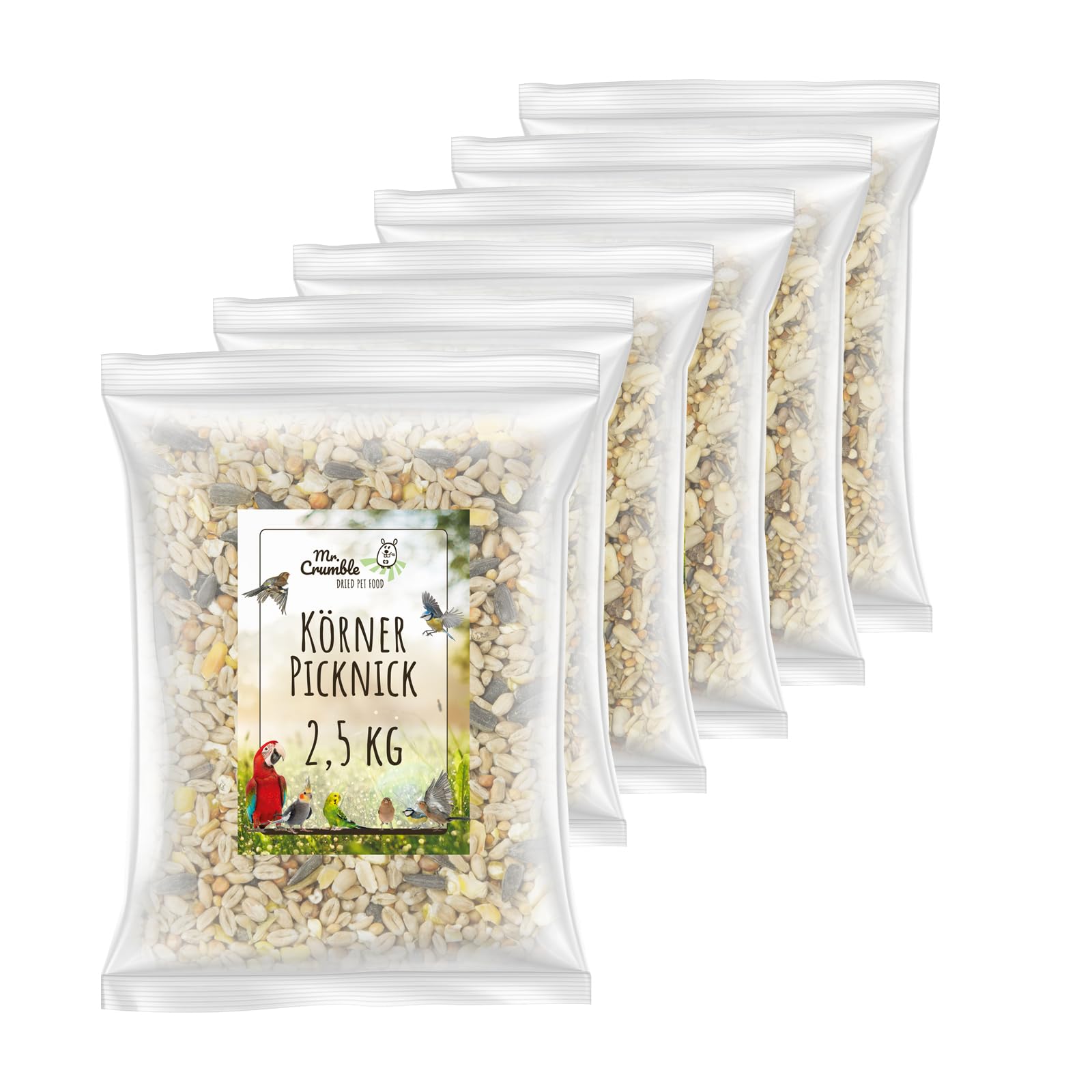 Mr. Crumble Körner-Picknick Vogelfutter 2,5kg ganzjährig