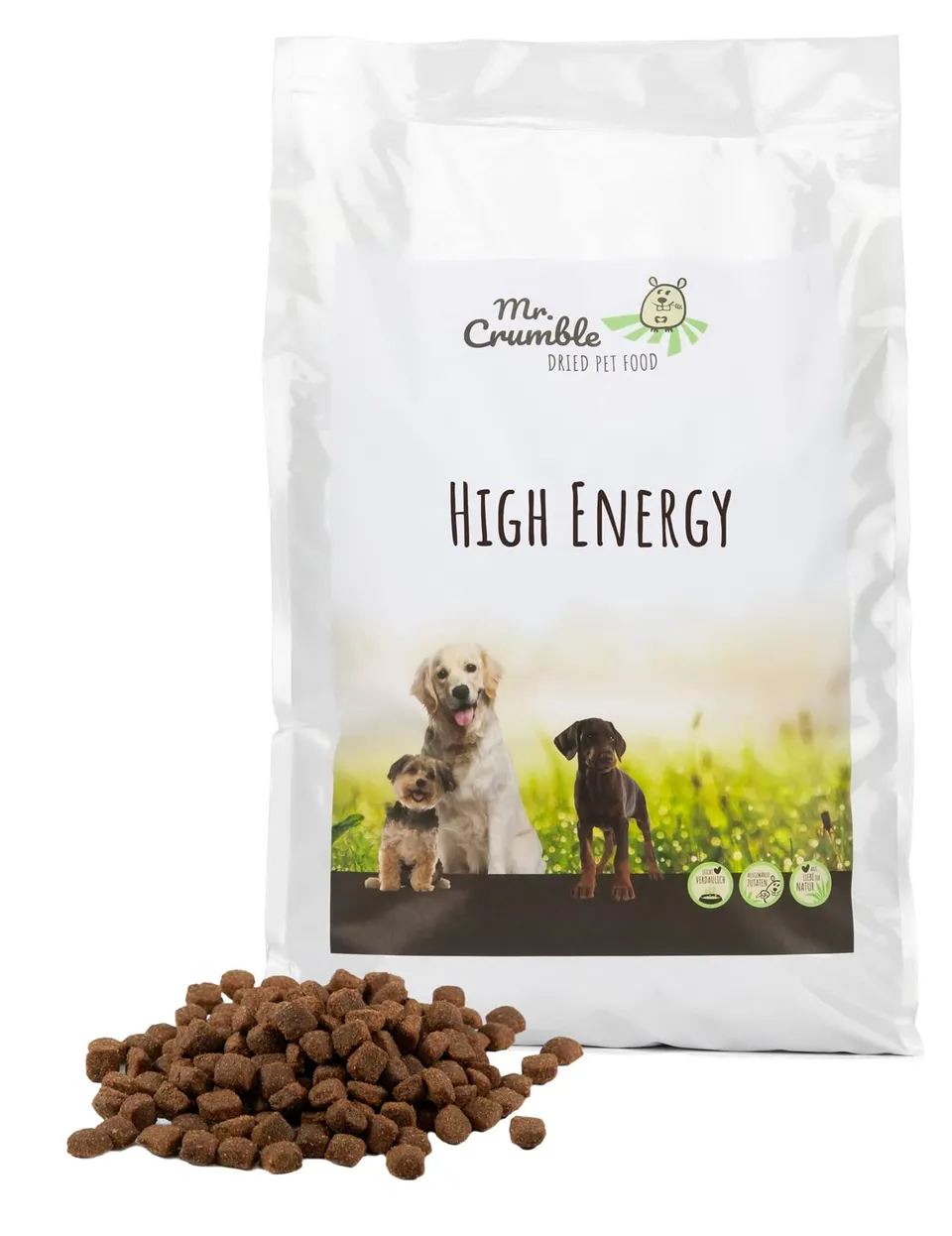 Mr. Crumble High Energy Hundefutter 15 kg energiereich