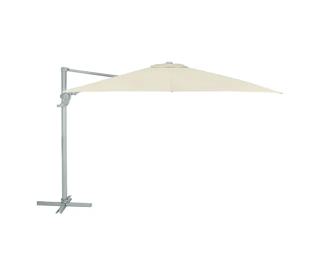 Dehner Premium Lovely Zypern Ampelschirm 300cm creme UV80+