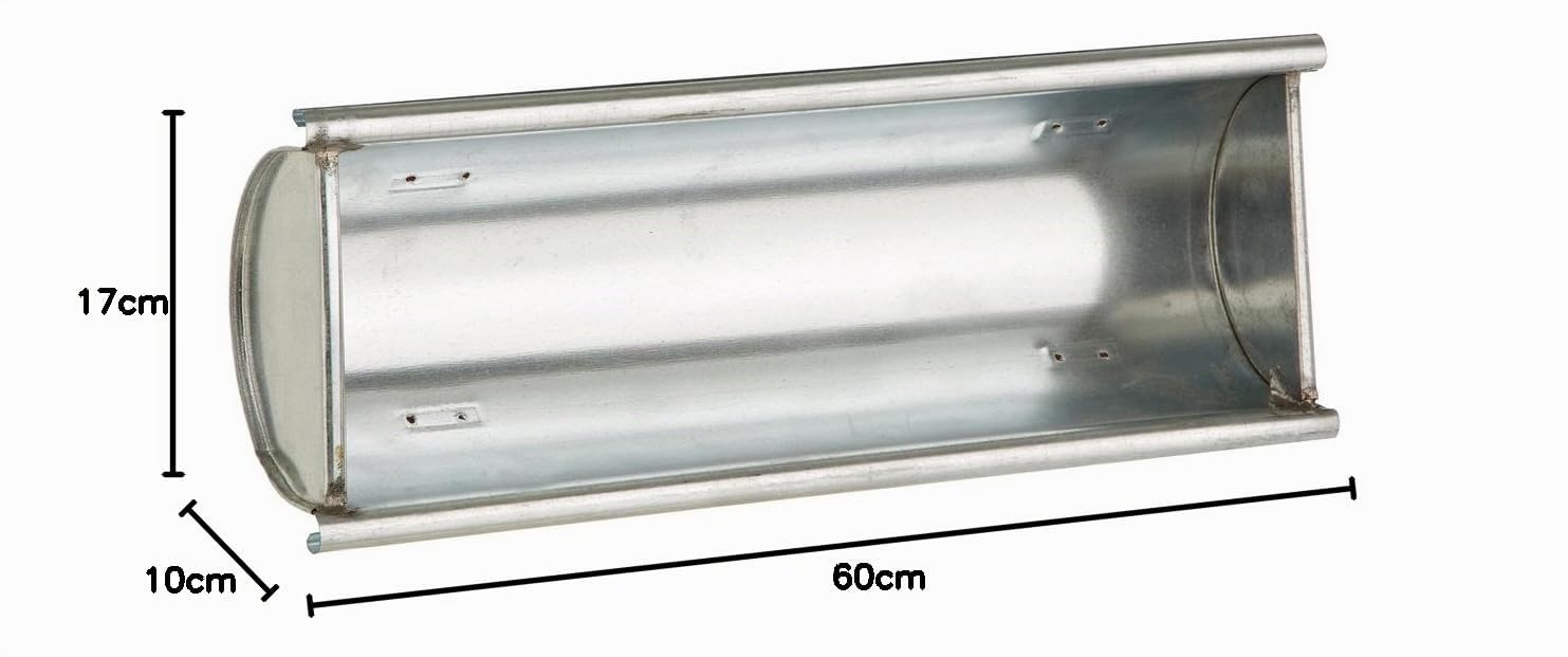 Dehner Lovely Dachrinne Pflanzgefäß 60cm verzinkt